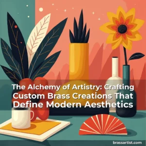 Read more about the article The Alchemy of Artistry: Crafting Custom Brass Creations That Define Modern Aesthetics