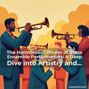 Artistic representation for The Harmonious Power of Brass Ensemble Performances: A Deep Dive into Artistry and Collaboration