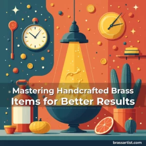 Artistic representation for Mastering Handcrafted Brass Items for Better Results