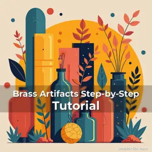 Artistic representation for Brass Artifacts Step-by-Step Tutorial