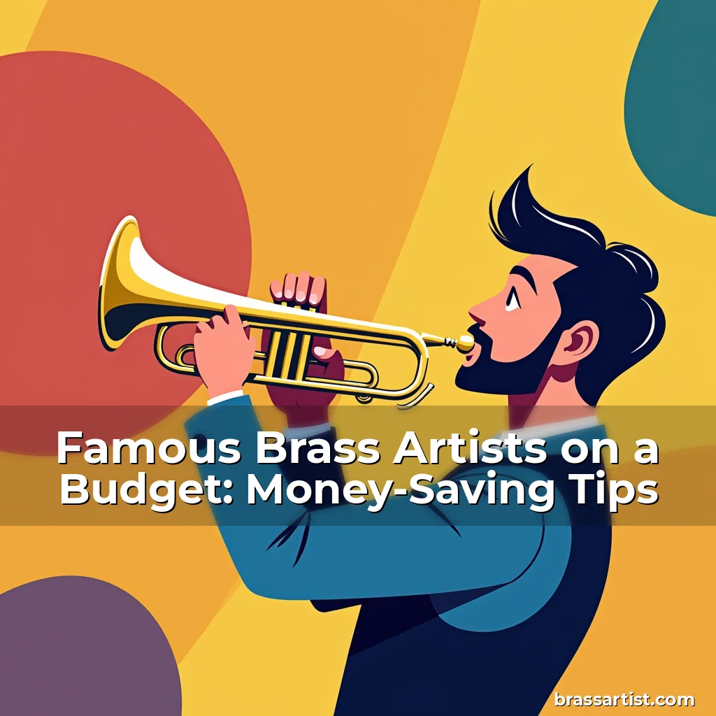 Famous Brass Artists on a Budget: Money-Saving Tips