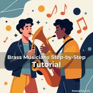 Artistic representation for Brass Musicians Step-by-Step Tutorial