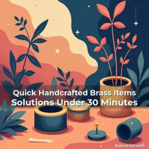 Read more about the article Quick Handcrafted Brass Items Solutions Under 30 Minutes