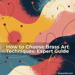 Artistic representation for How to Choose Brass Art Techniques: Expert Guide
