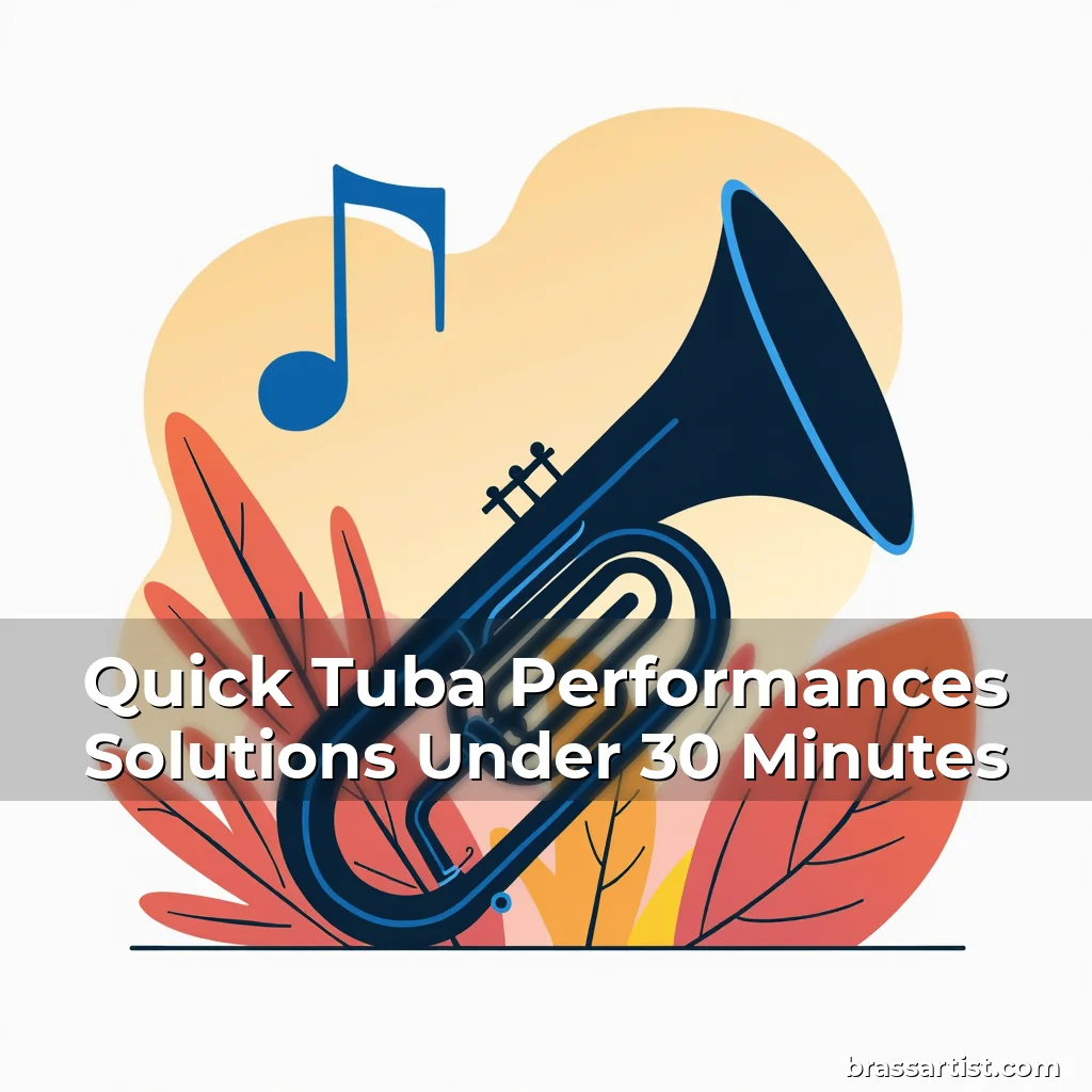 Quick Tuba Performances Solutions Under 30 Minutes