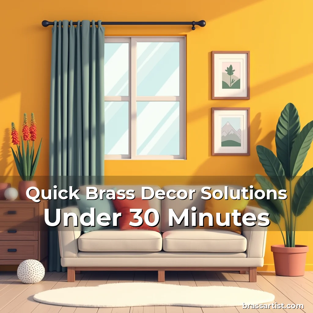 Read more about the article Quick Brass Decor Solutions Under 30 Minutes