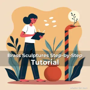 Artistic representation for Brass Sculptures Step-by-Step Tutorial