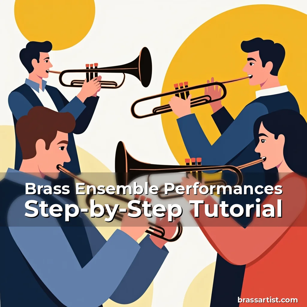 Brass Ensemble Performances Step-by-Step Tutorial