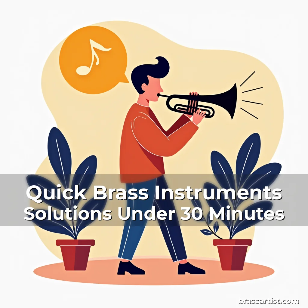 Read more about the article Quick Brass Instruments Solutions Under 30 Minutes