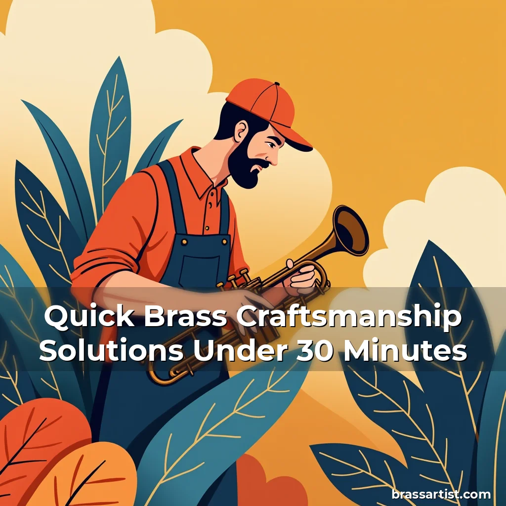 Read more about the article Quick Brass Craftsmanship Solutions Under 30 Minutes