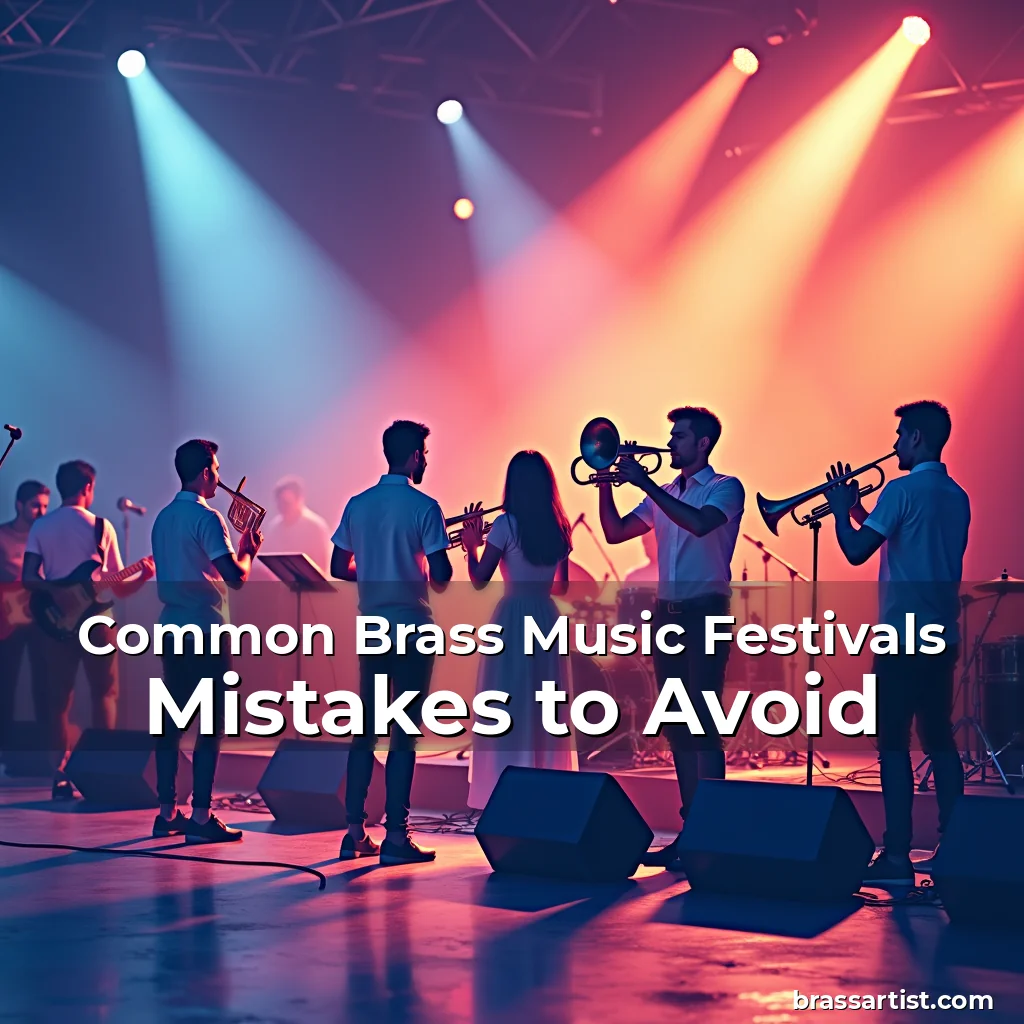 Common Brass Music Festivals Mistakes to Avoid