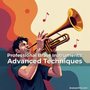 Artistic representation for Professional Brass Instruments: Advanced Techniques