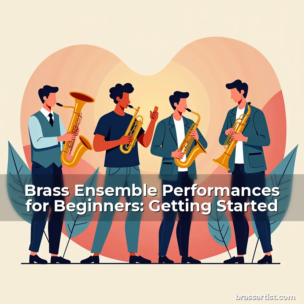 Brass Ensemble Performances for Beginners: Getting Started