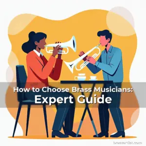Artistic representation for How to Choose Brass Musicians: Expert Guide