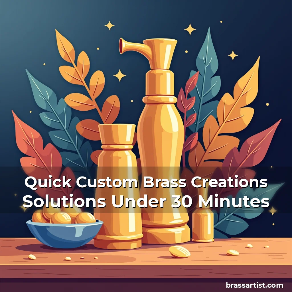 Read more about the article Quick Custom Brass Creations Solutions Under 30 Minutes