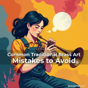 Artistic representation for Common Traditional Brass Art Mistakes to Avoid