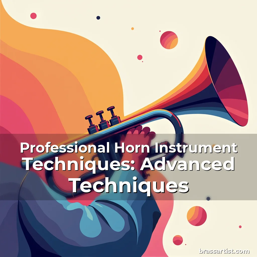 Professional Horn Instrument Techniques: Advanced Techniques