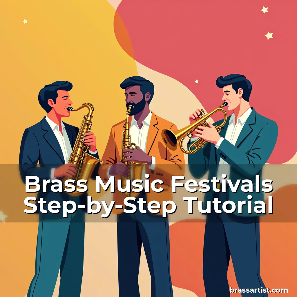 Brass Music Festivals Step-by-Step Tutorial