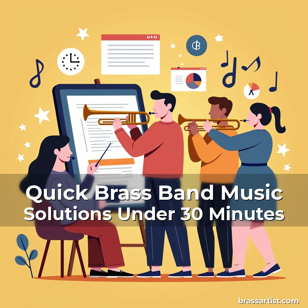 Read more about the article Quick Brass Band Music Solutions Under 30 Minutes